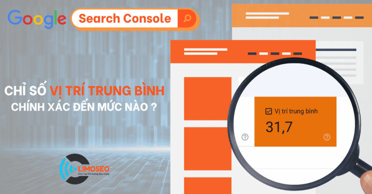 chỉ số vị trí trung bình của google search console chính xác đến mức nào