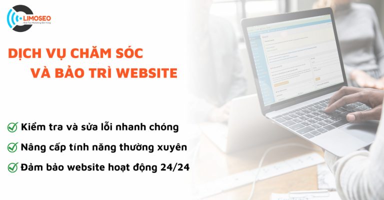 Dịch vụ chăm sóc và bảo trì website