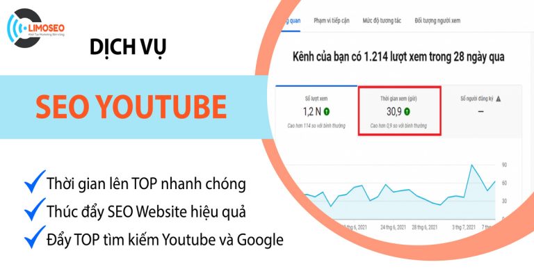 Dịch vụ SEO Youtube