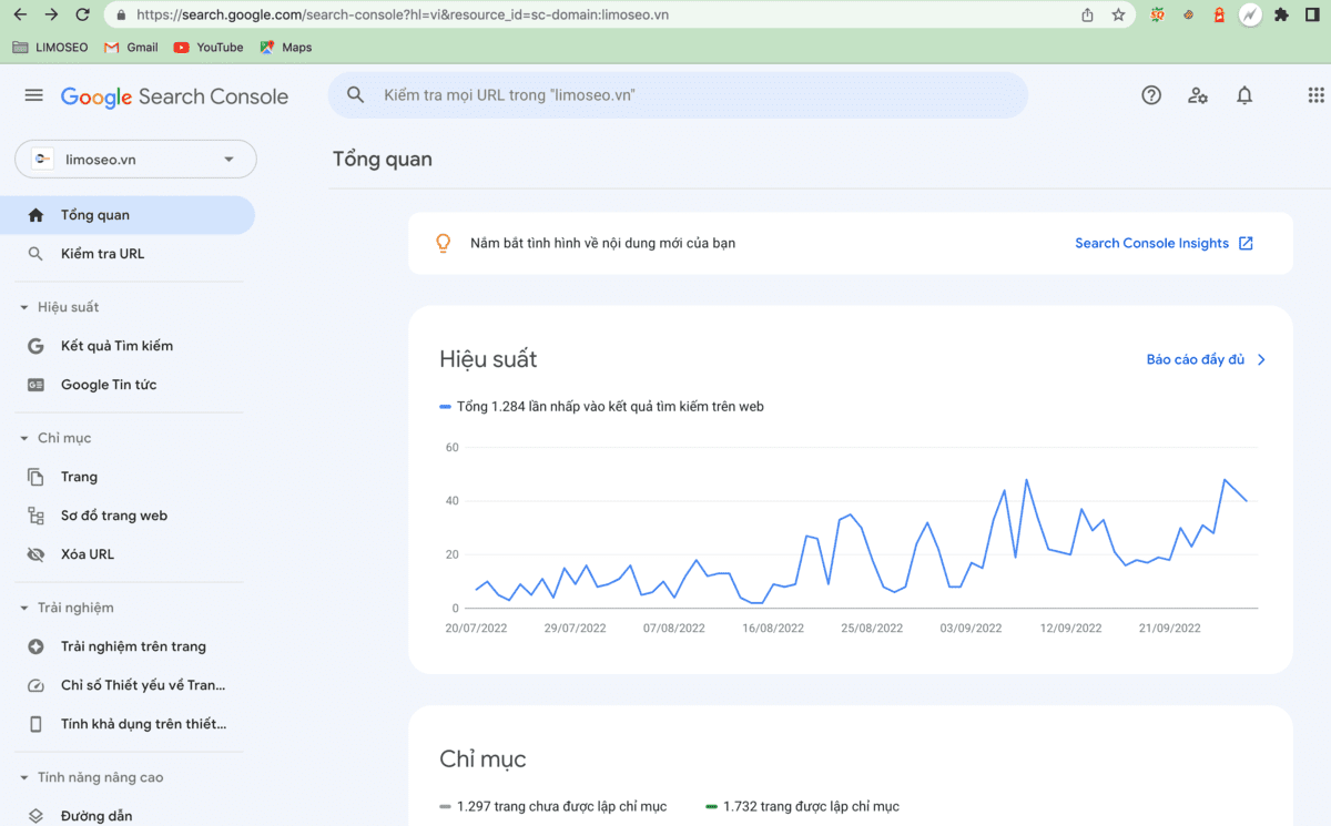 google search console