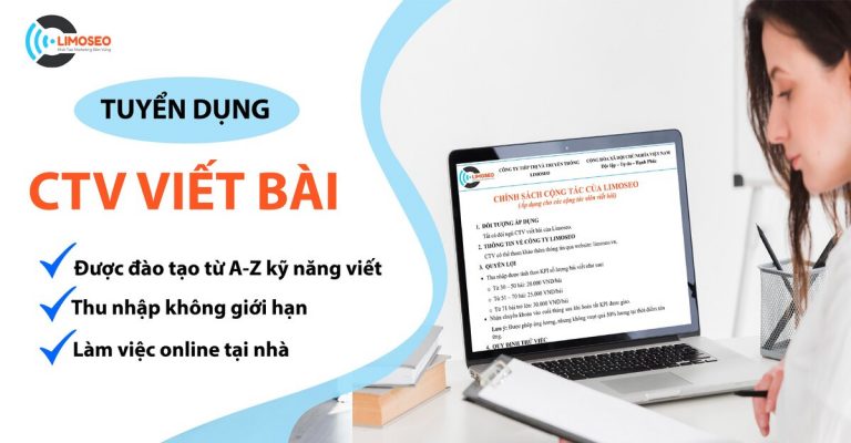 Tuyển dụng cộng tác viên viết bài Limoseo