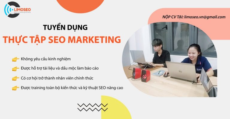Tuyển dụng thực tập SEO Limoseo
