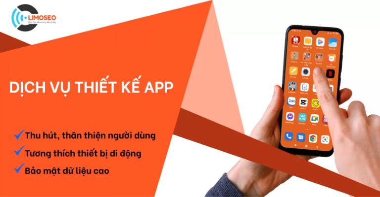 dịch vụ thiết kế app limoseo
