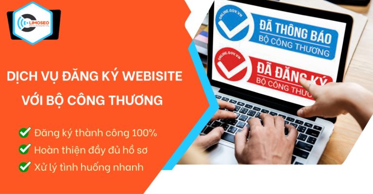 Dịch vụ đăng ký website với Bộ Công Thương