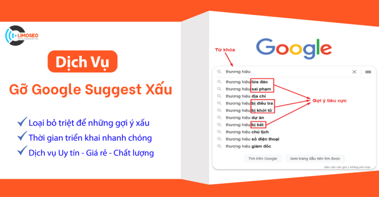 dịch vụ gỡ google suggest xấu
