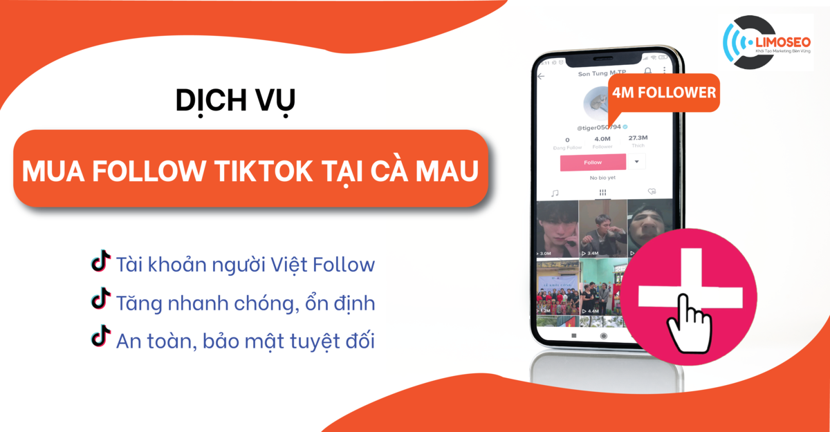 Dịch vụ mua follow tiktok tại Cà Mau