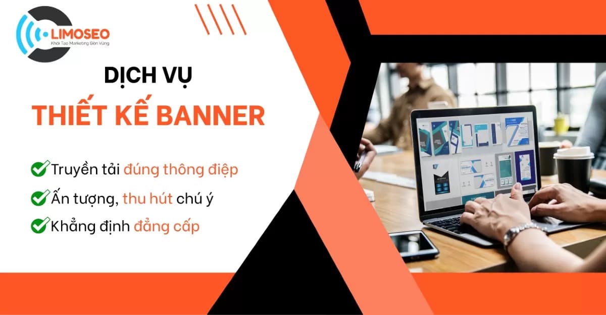 dịch vụ thiết kế banner Limoseo