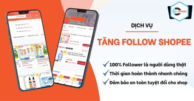 dịch vụ tăng Follow Shopee