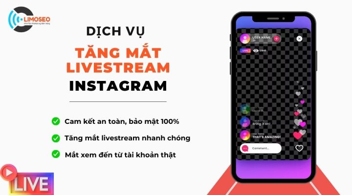 dịch vụ tăng mắt livestream instagram