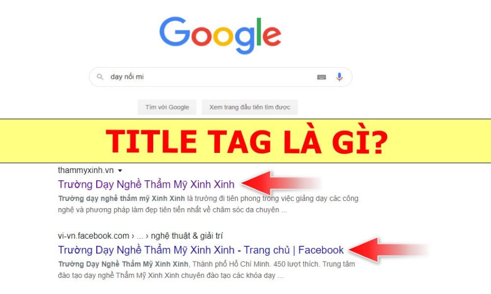 Page title SEO