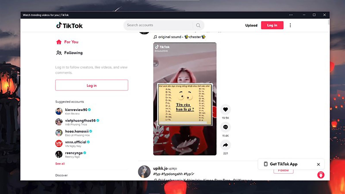 Cách xóa tài khoản TikTok vĩnh viễn trên máy tính