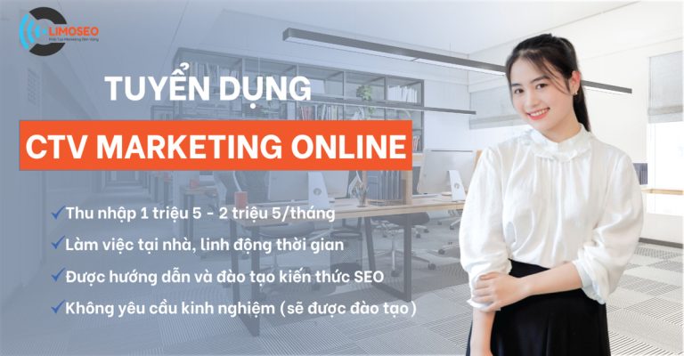 tuyển dụng CTV Marketing Online