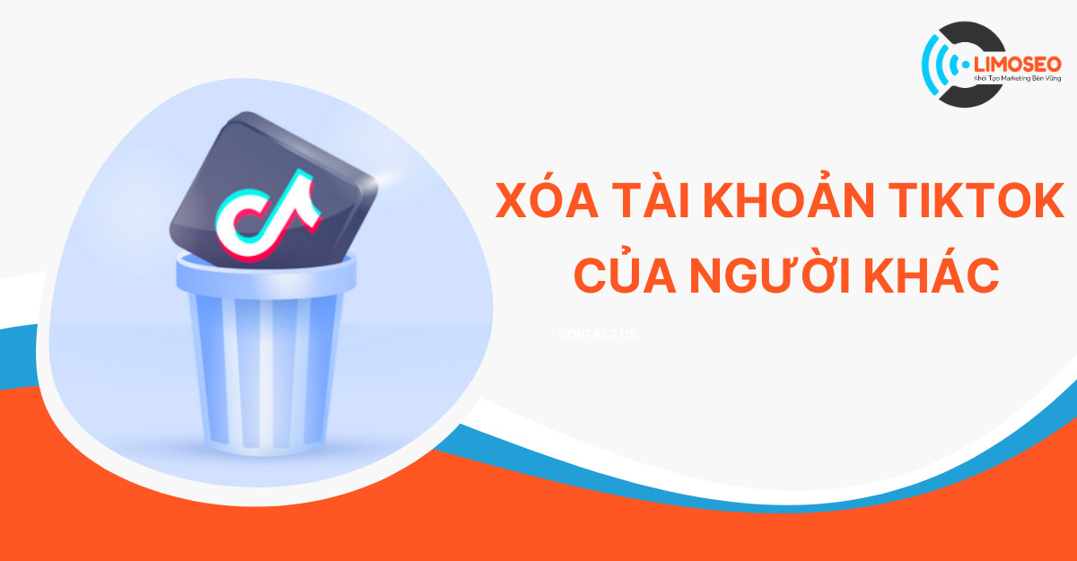 cách xóa tài khoản tiktok của người khác