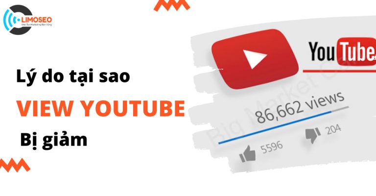 Lý do tại sao lượt view trên Youtube bị giảm