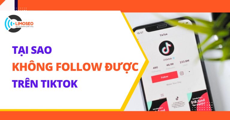 Tại sao không follow được trên tiktok? Sửa lỗi nhanh chóng