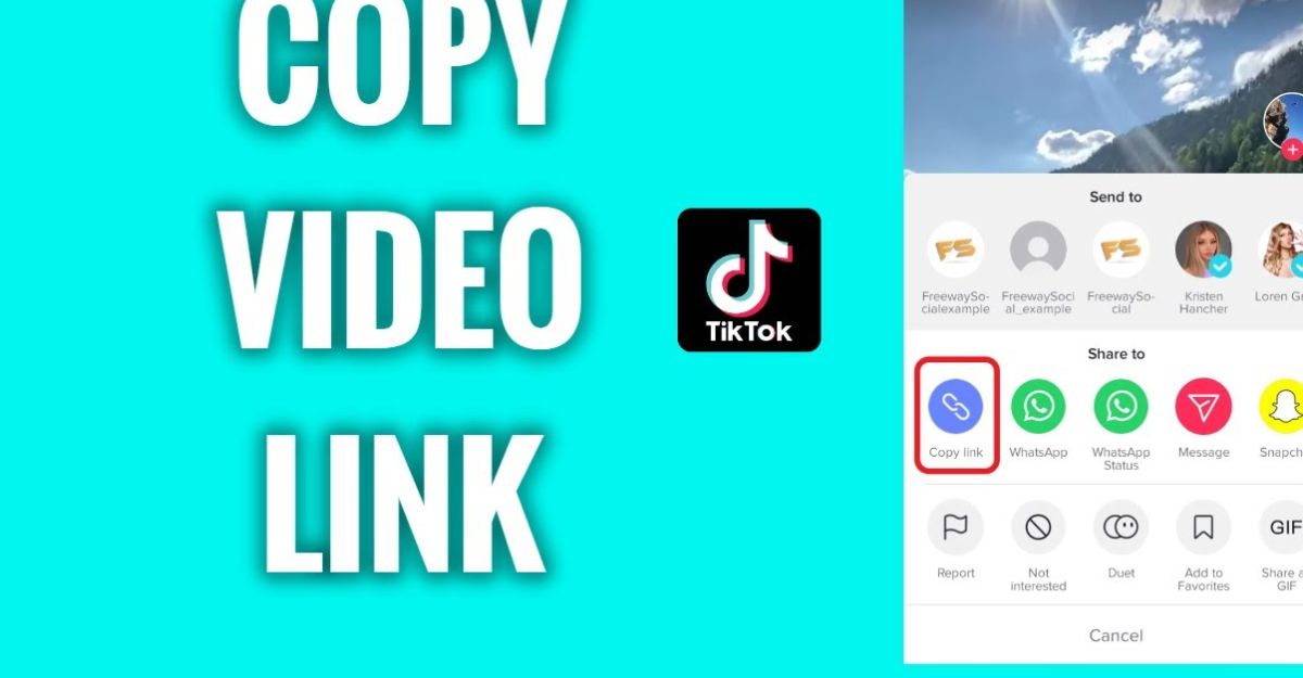 Các bước copy link video TikTok