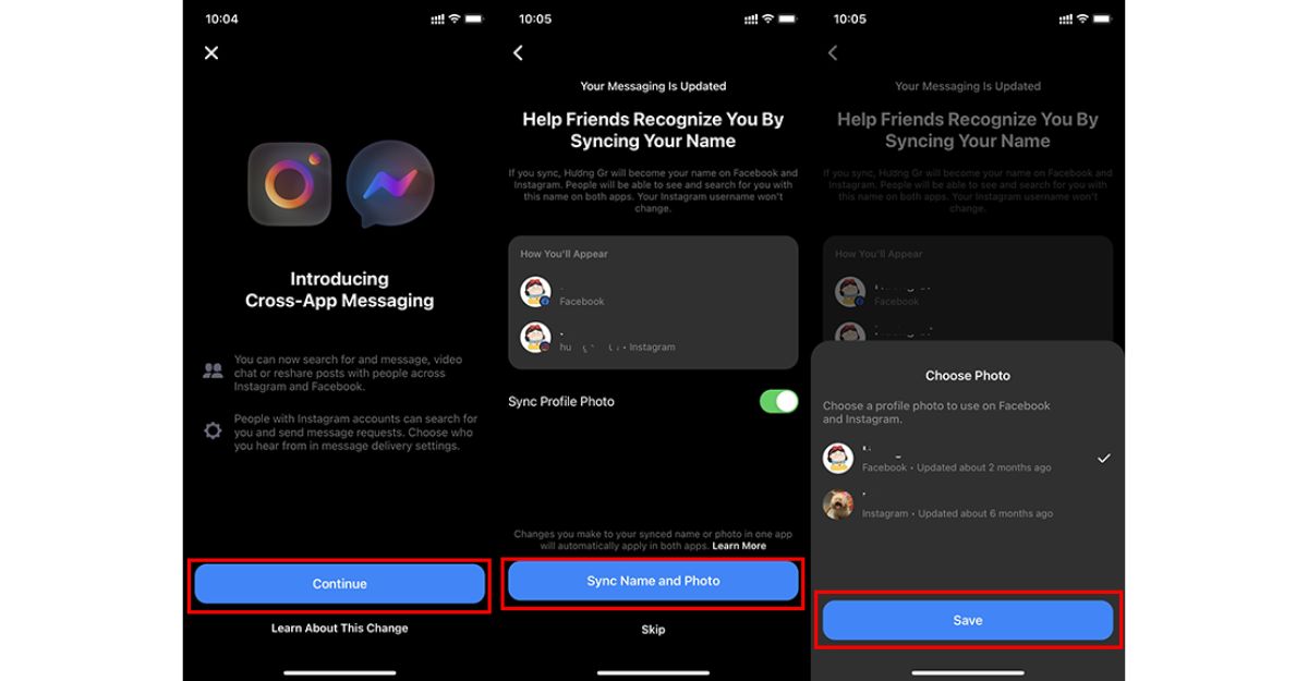 Cách liên kết tin nhắn Instagram với Messenger