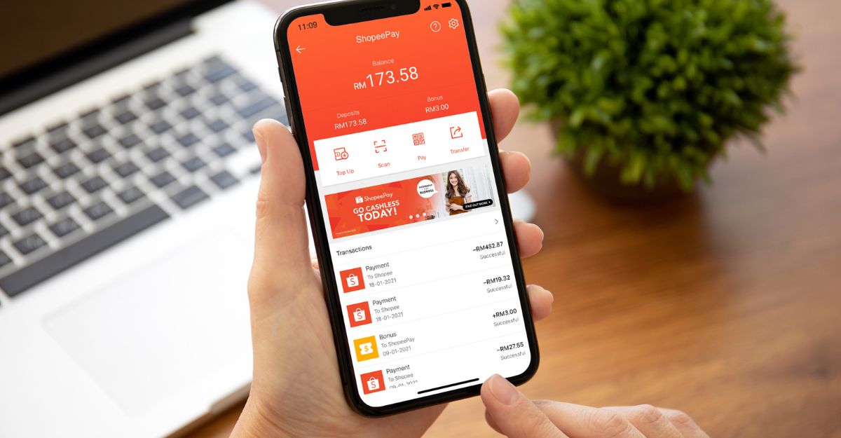 Cách rút tiền từ ngân hàng bằng APP shopeepay