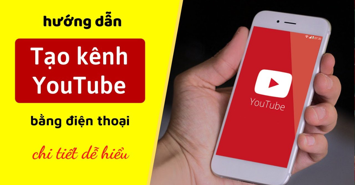 Cách tạo kênh Youtube trên điện thoại