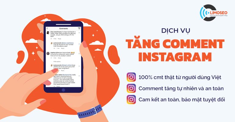 Dịch vụ tăng comment Instagram - Buff cmt IG giá rẻ, uy tín