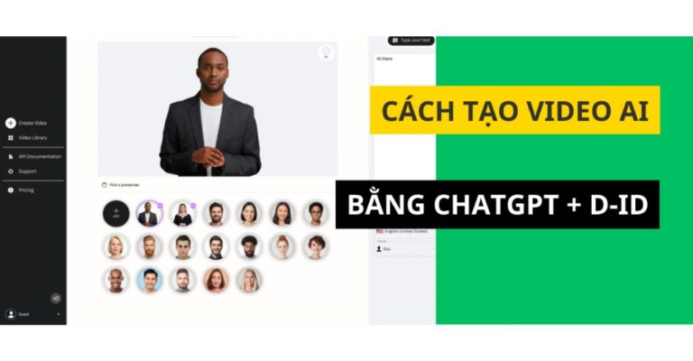 Hướng dẫn cách tạo Video bằng ChatGPT và D-ID - Limoseo