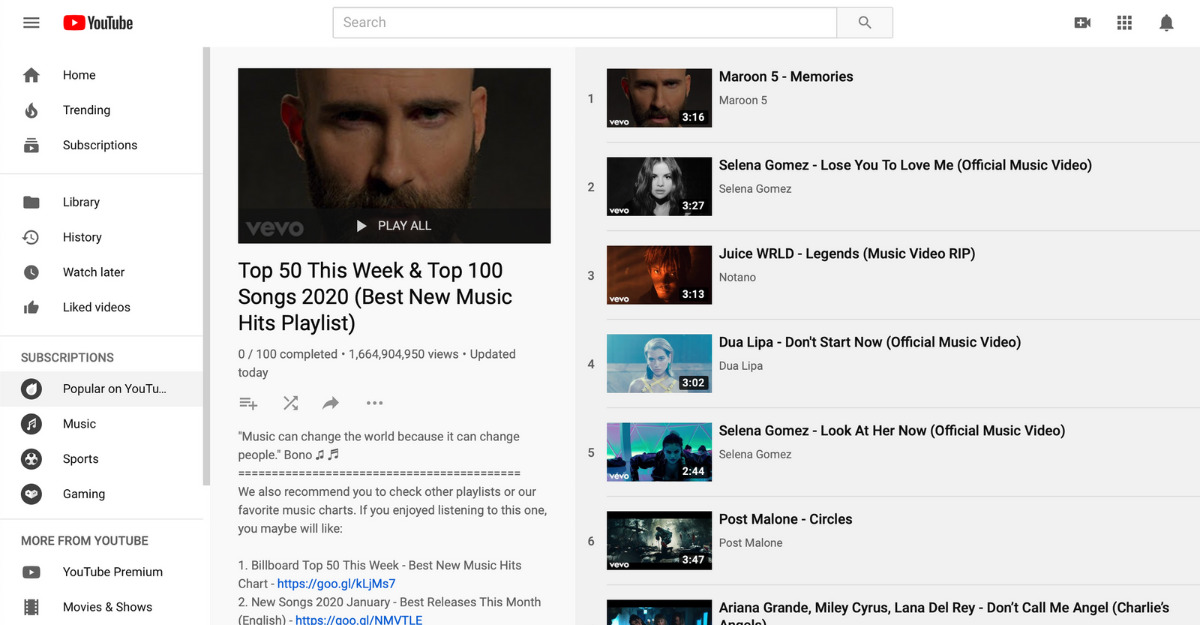 Hướng dẫn tạo danh sách phát trên Youtube