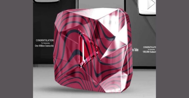 Nút kim cương đỏ của Youtube giá trị như thế nào