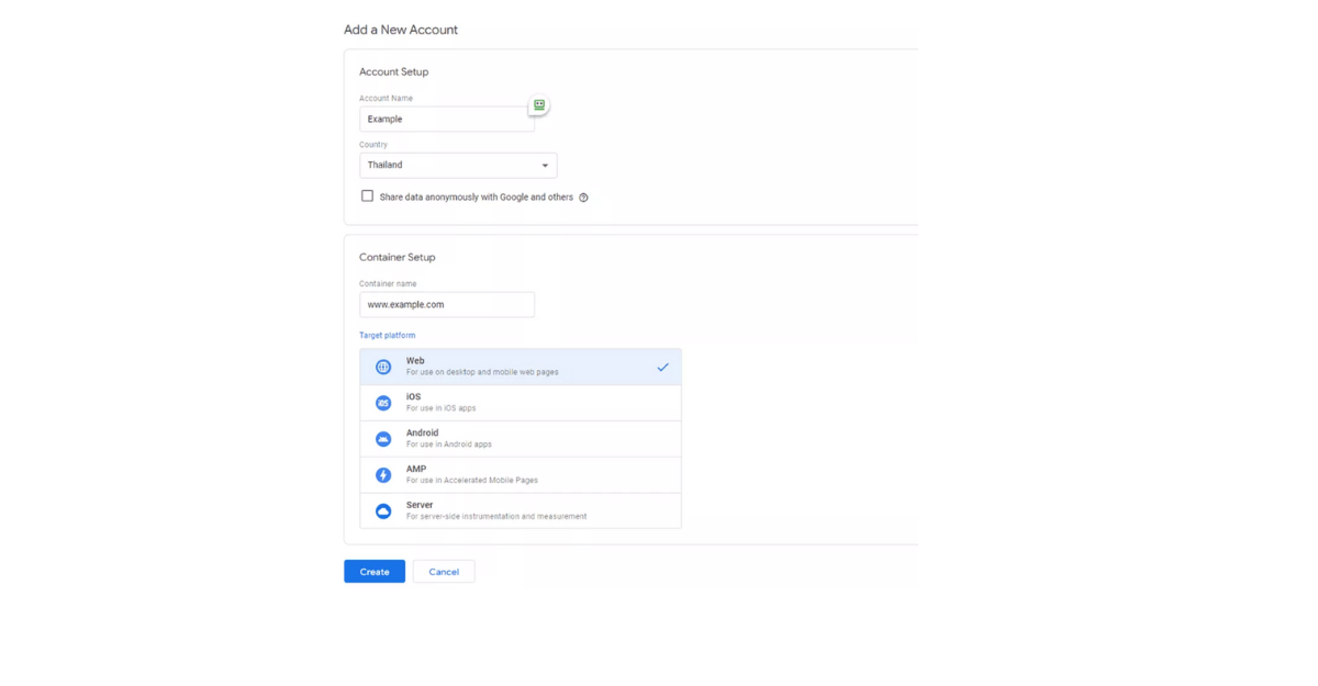 Sao chép ID đo lường và cài đặt nó qua CMS bước hai