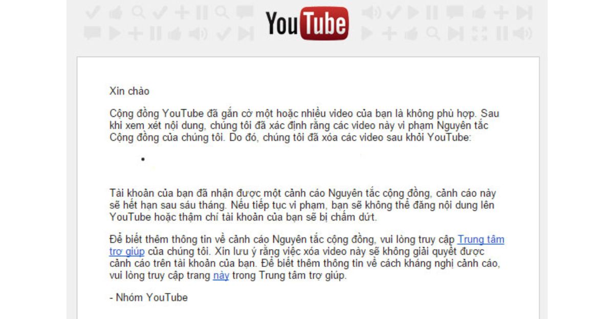 Thế nào là vi phạm bản quyền trên YouTube?