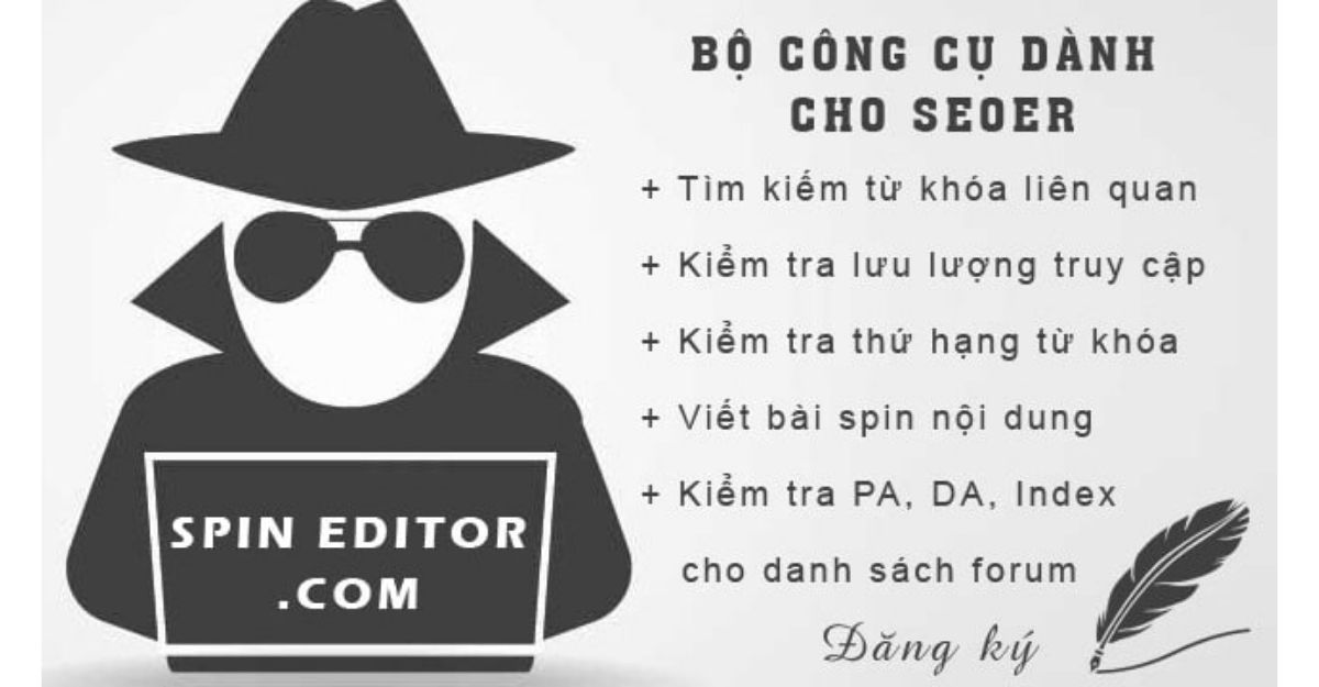 Các tiện ích của Spineditor