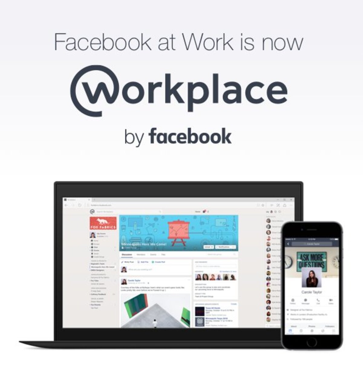 Các tính năng chính của Workplace Facebook