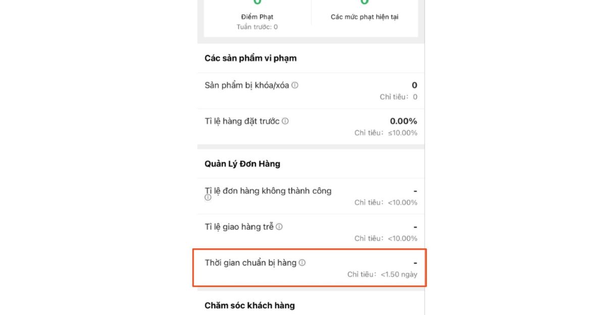 Cách kiểm tra thời gian chuẩn bị đơn hàng shopee