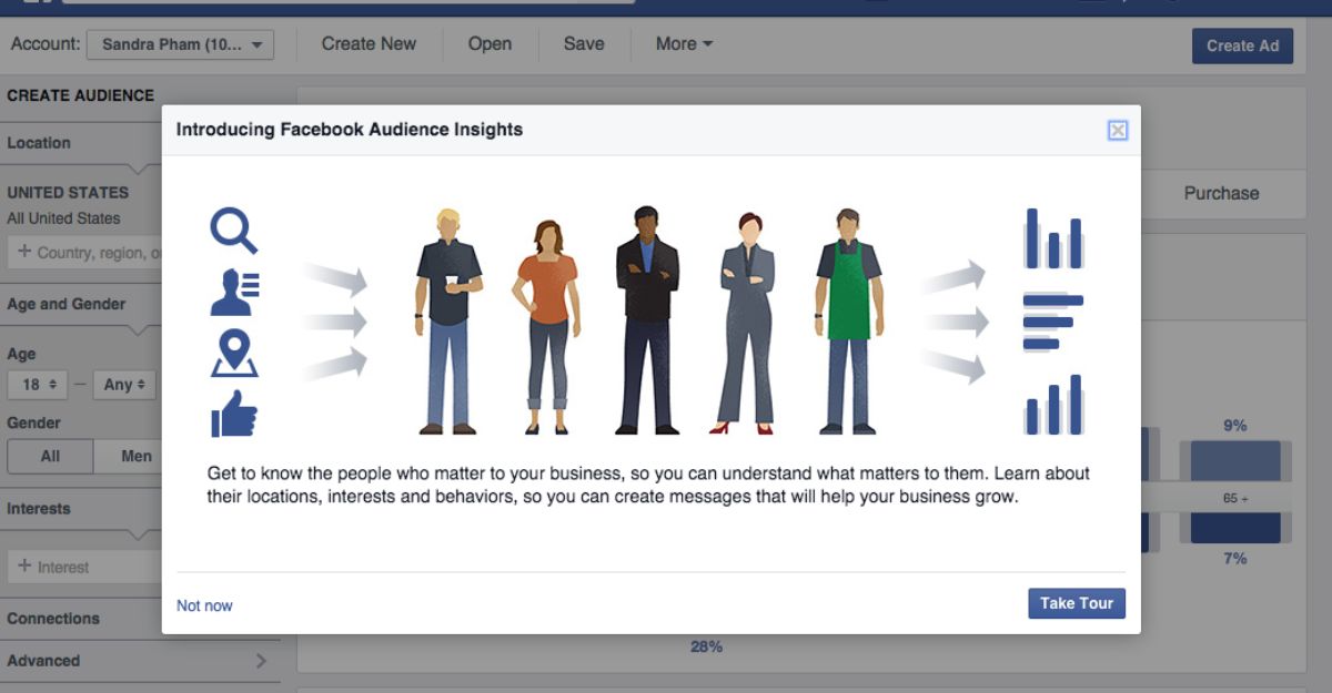 Cách sử dụng Facebook Audience Insight