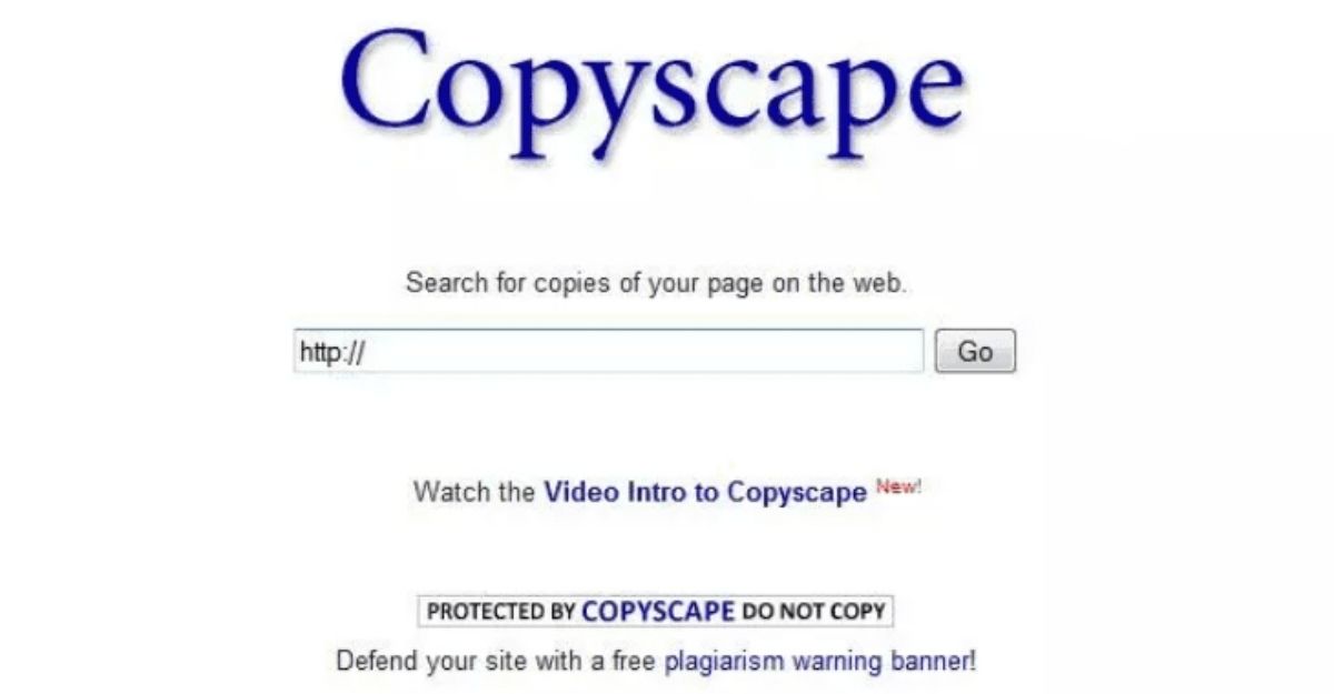Copyscape là công cụ gì