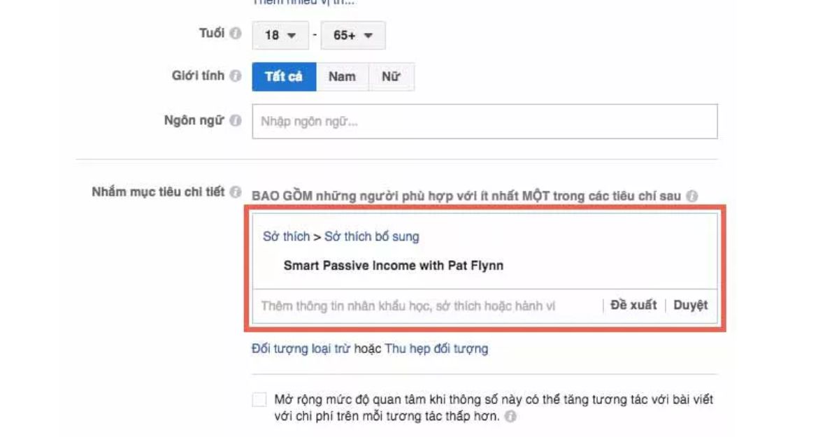Hướng dẫn cách Target đối tượng facebook hiệu quả