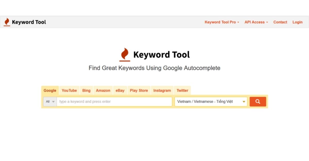 Keywordtool.io cung cấp cho bạn những gì