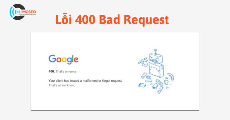 Lỗi 400 Bad Request