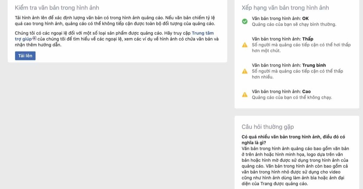 Lỗi chứa quá nhiều chữ trong hình