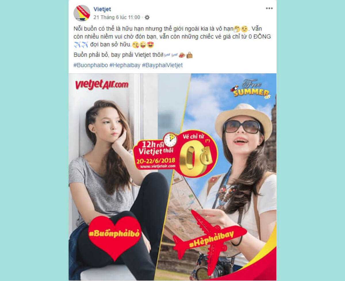 Mẫu content lợi ích