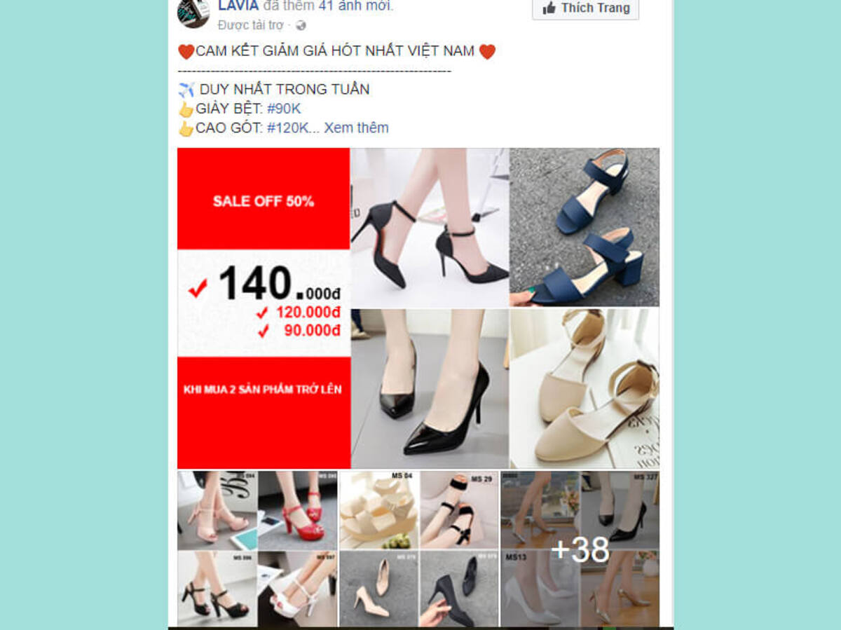 Mẫu content sản phẩm đẹp
