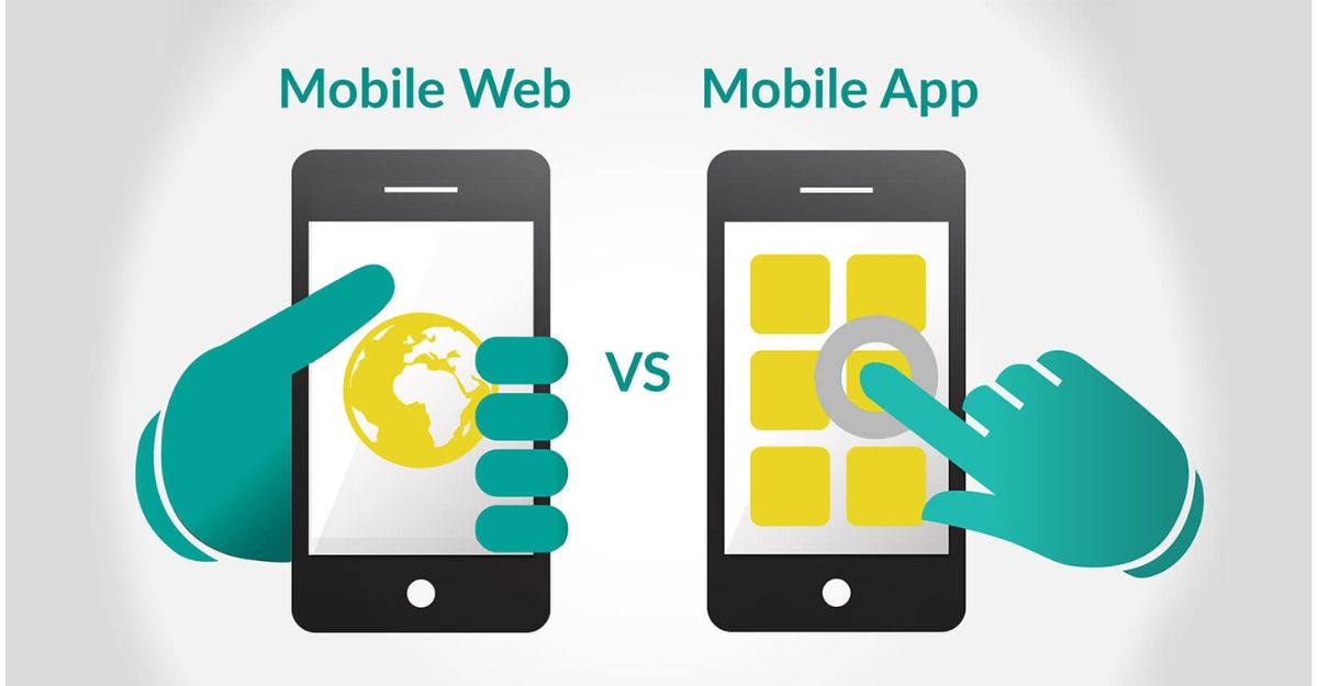 Sự khác biệt giữa Web app và Mobile app