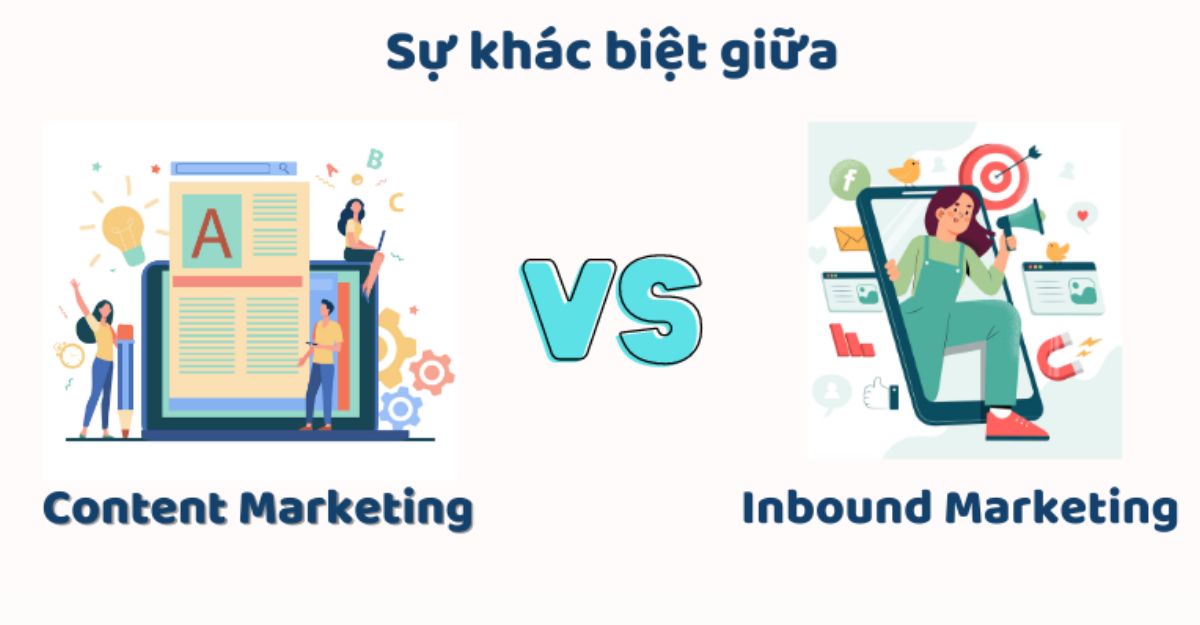 Sự khác biệt giữa inbound và content marketing