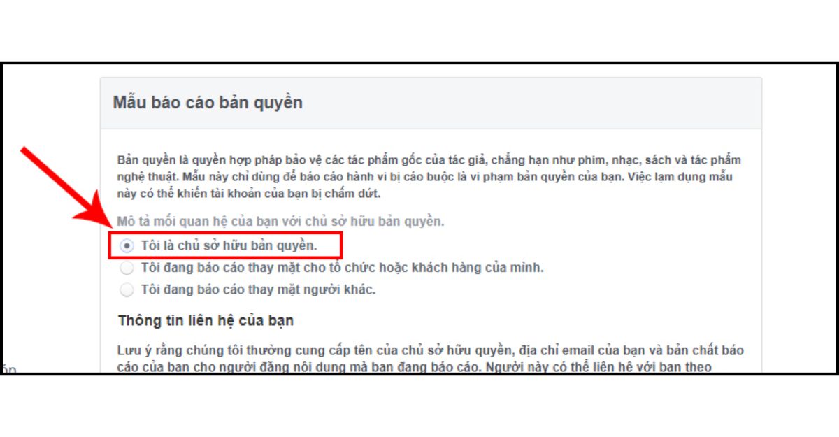 Báo cáo bản quyền
