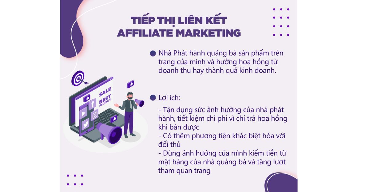 Các ưu điểm của Affiliate Marketing
