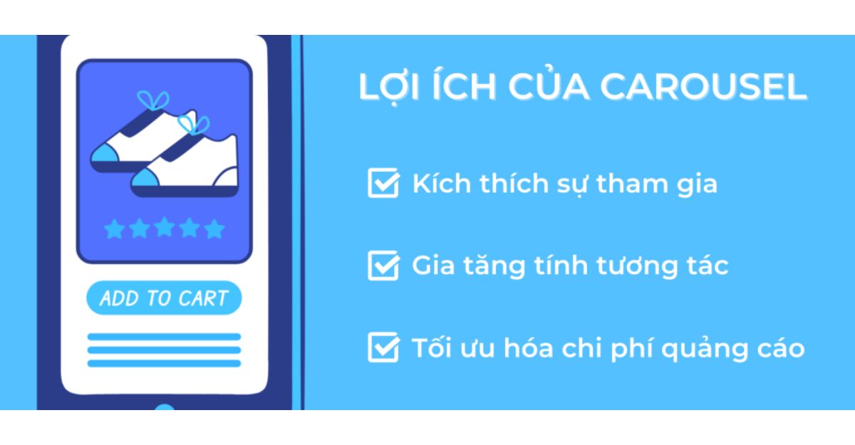 Các ưu điểm của quảng cáo Facebook Carousel