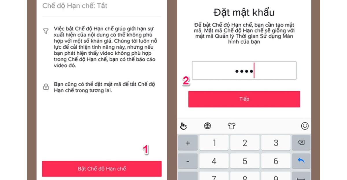 Cách bật kiểm soát nội dung Tiktok cho trẻ với Family pairing Tiktok