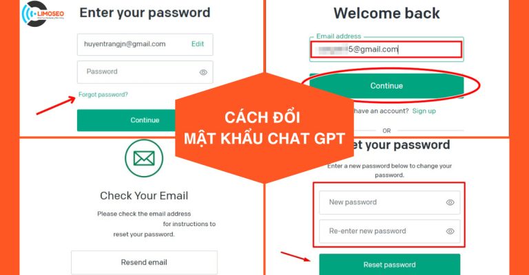 cách đổi mật khẩu chat gpt