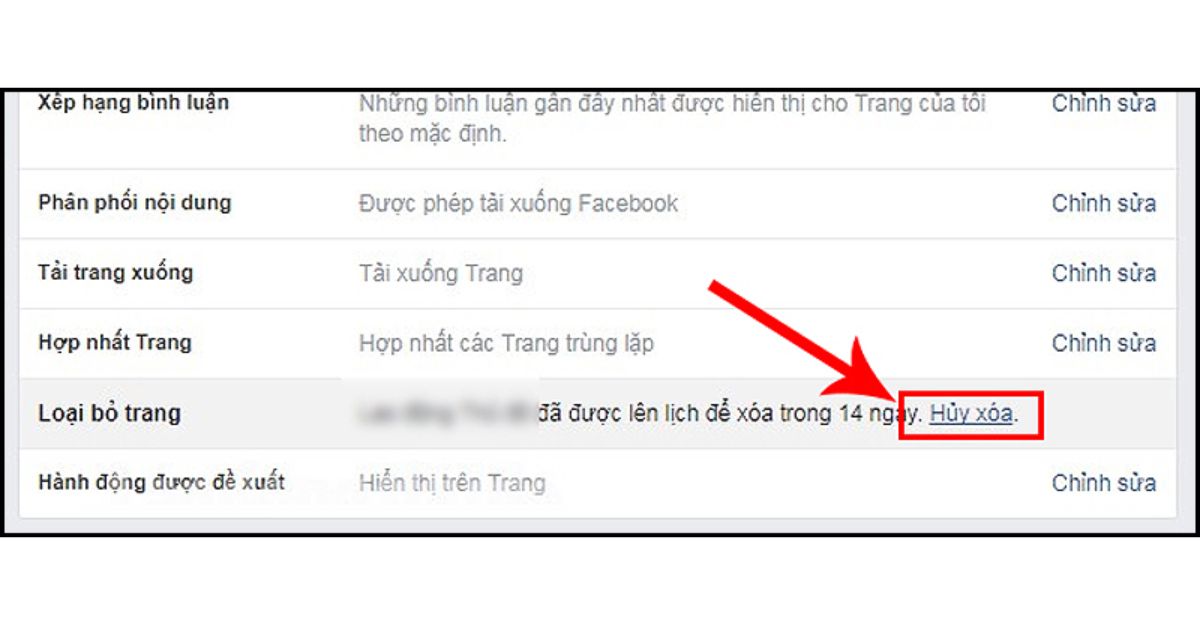 Cách lấy lại quyền admin fanpage bằng việc khôi phục fanpage