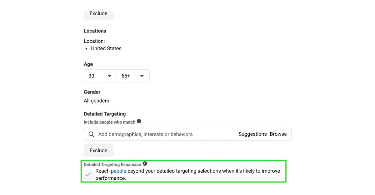 Detailed Targeting Expansion