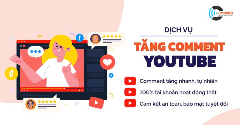 Dịch vụ tăng comment Youtube - Uy tín - An toàn - Giá rẻ